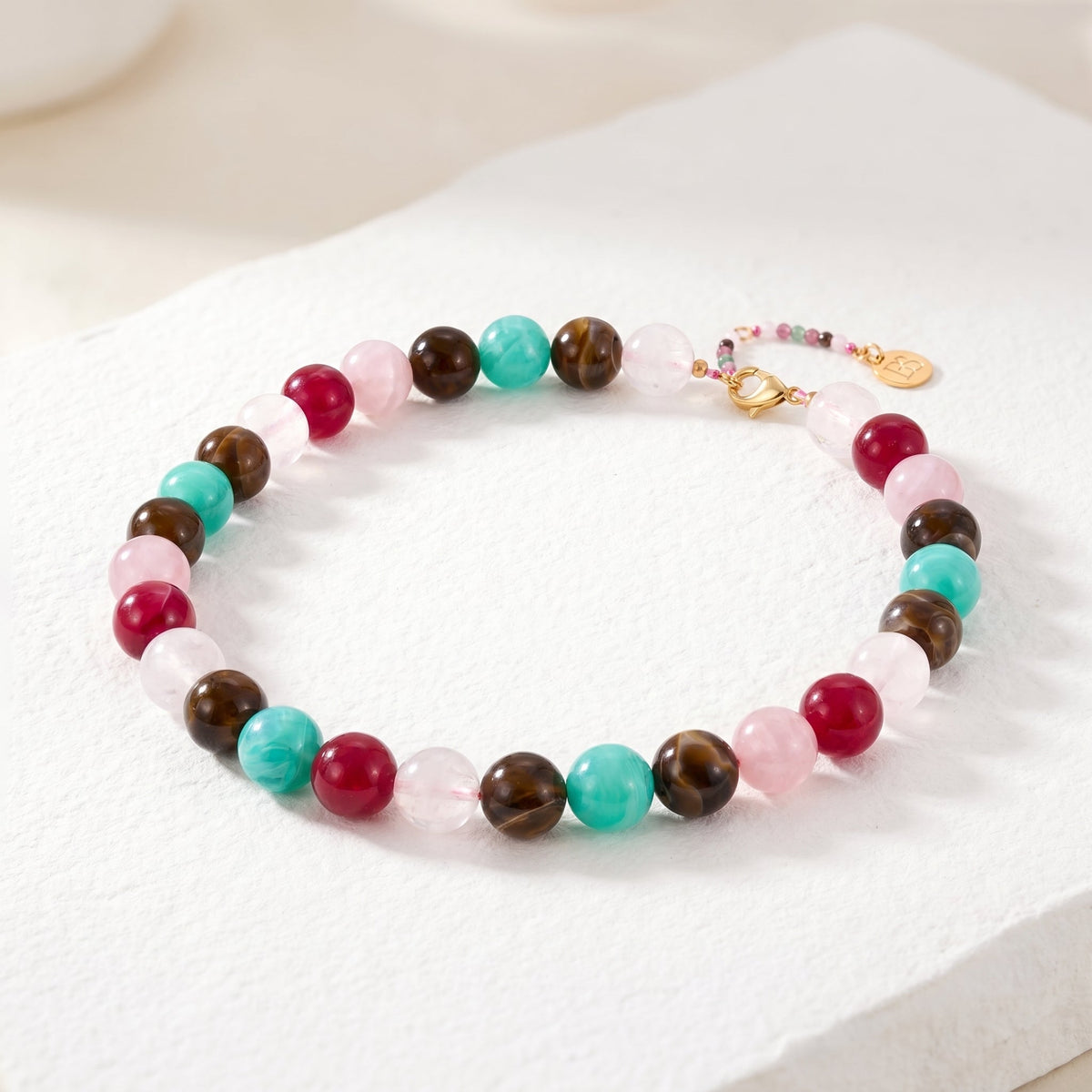 Chunky Coastal Beaded Necklace