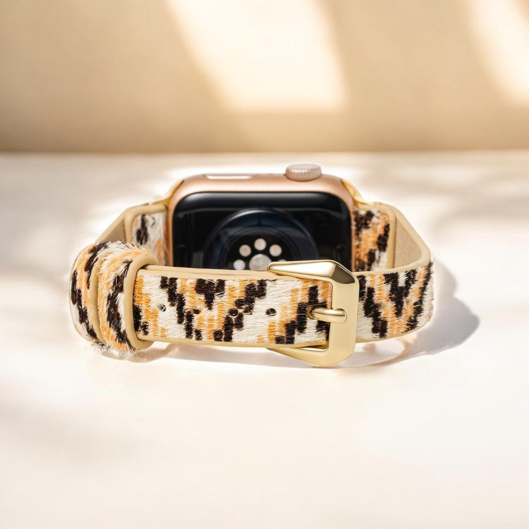 Ebony Escalade Leather Apple Watch Strap