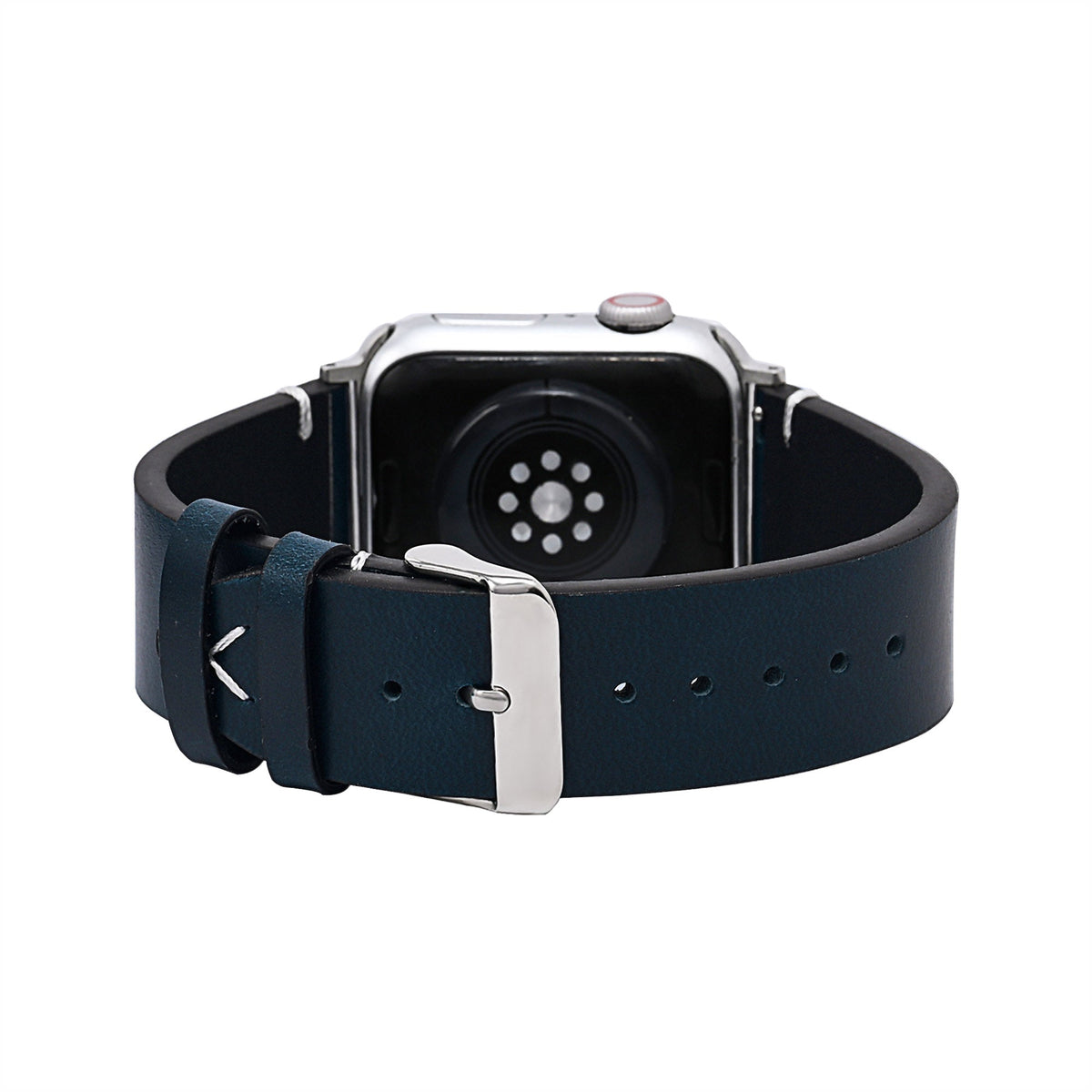 Men’s Black Leather Apple Watch Strap