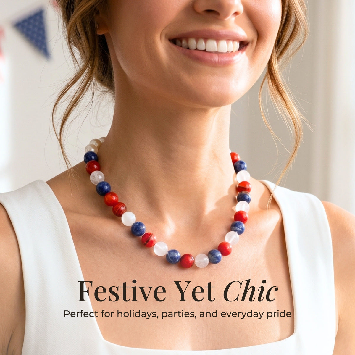 Chunky America's 250 Beaded Necklace