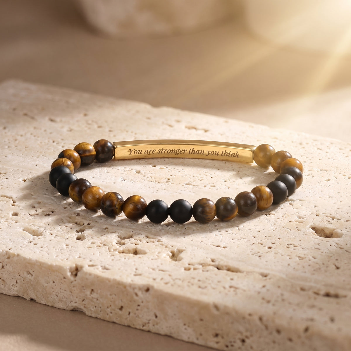 Secret Message Pastel Stone Bracelet