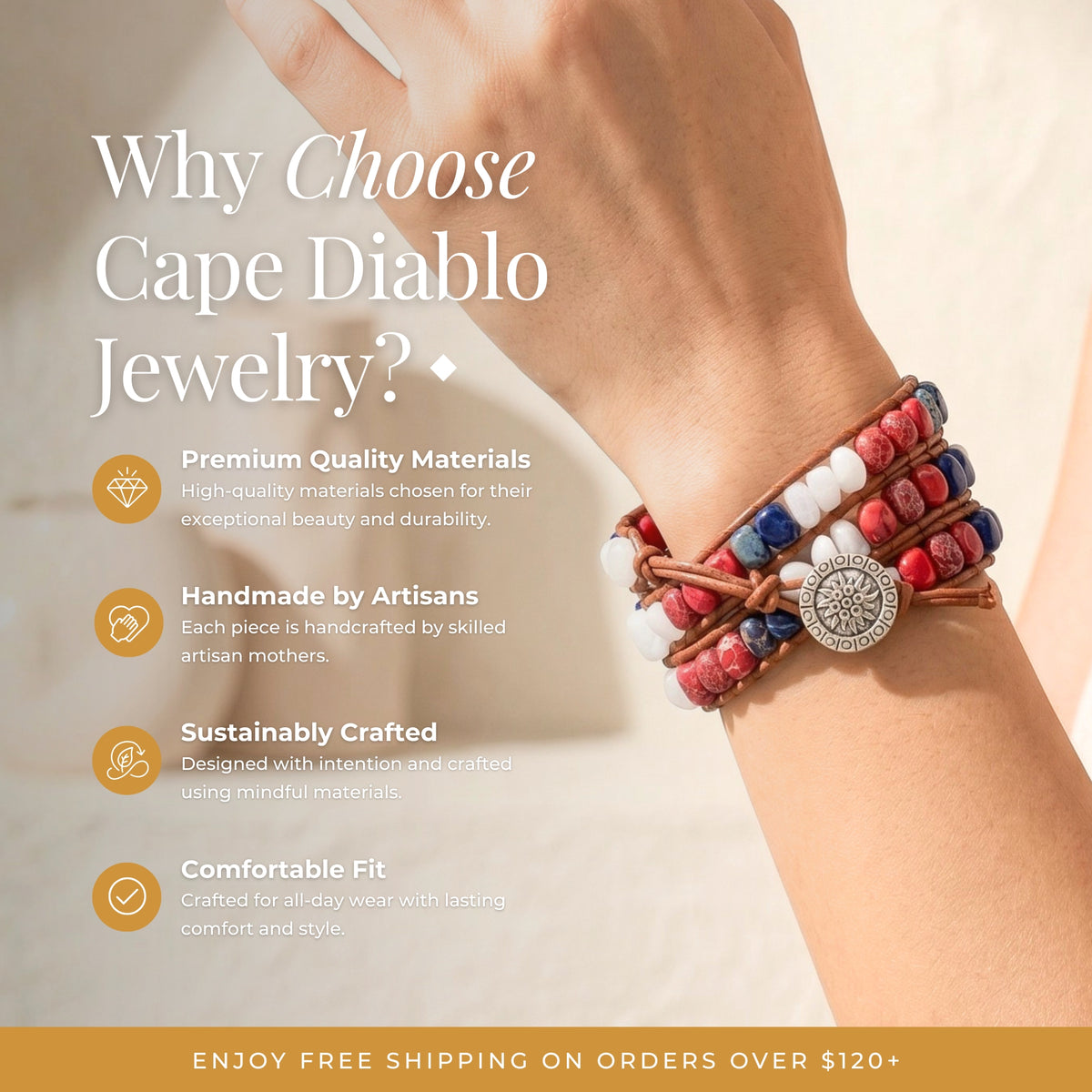 Freedom Light Wrap Bracelet