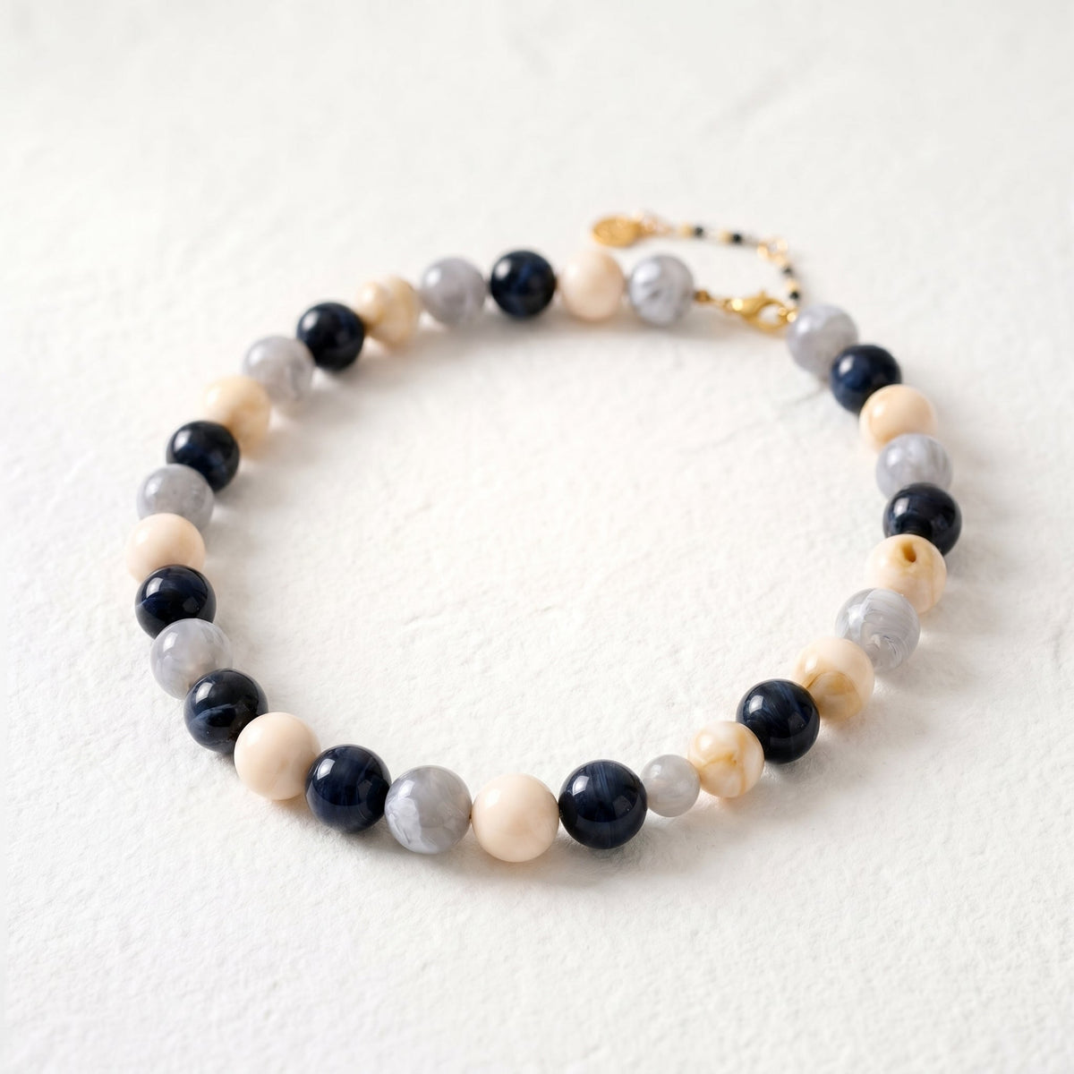 Chunky Brown Beaded Necklace