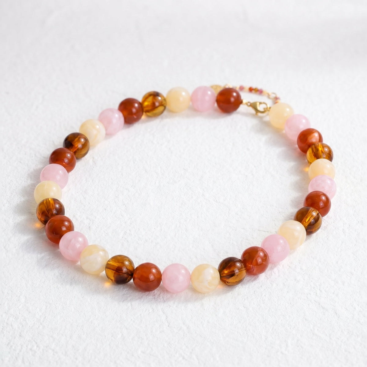 Chunky Brown Beaded Necklace