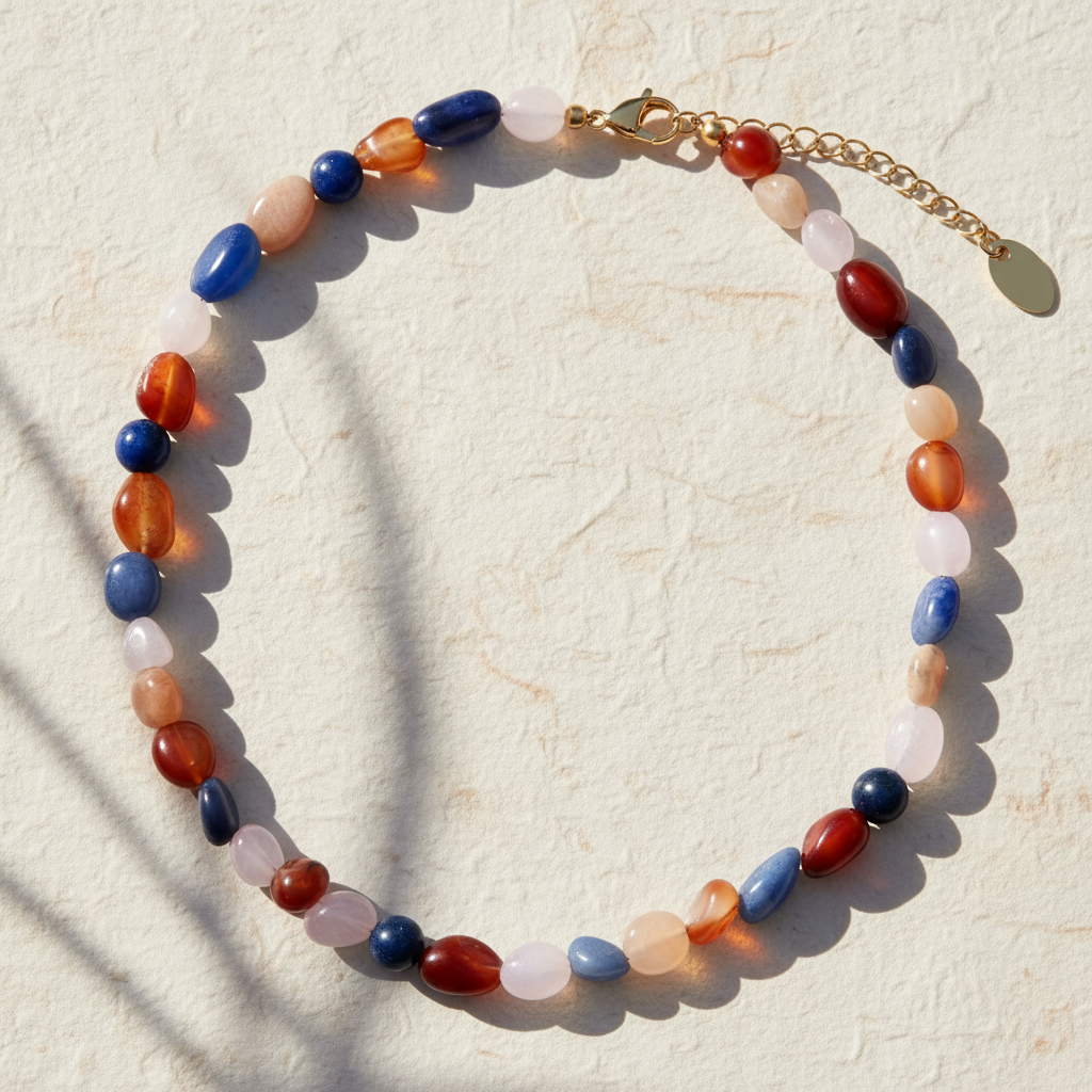 Radiant Harmony Stone Necklace