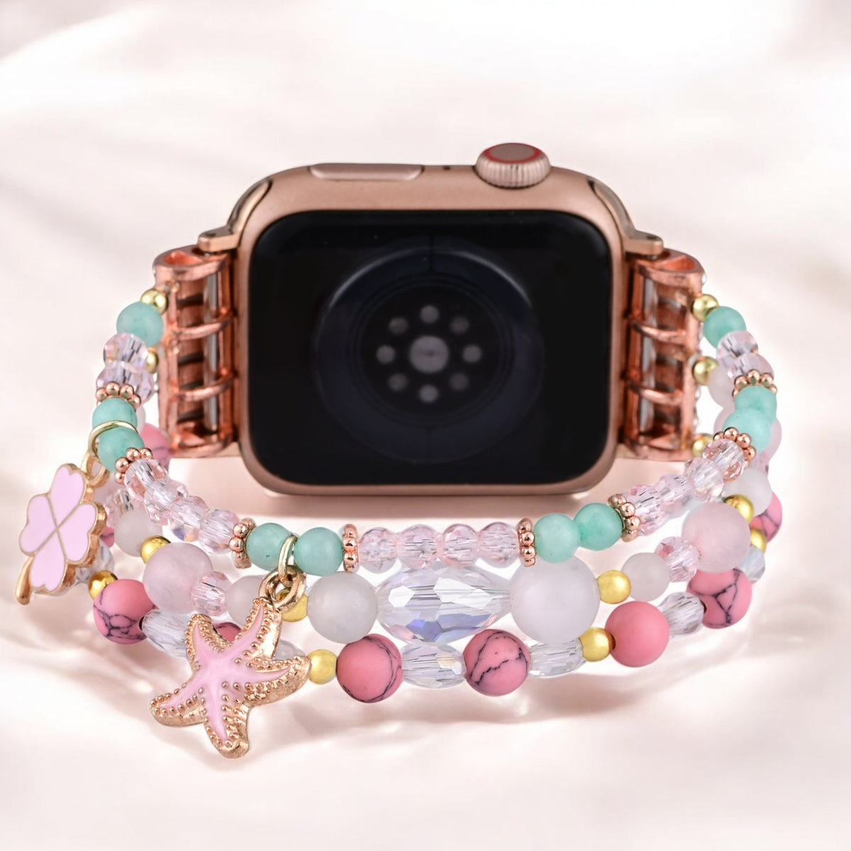 Pink Sands Stretch Apple Watch Strap