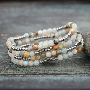 Amazonite Brilliance Bracelet Set