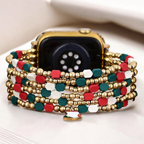 Santa's Joy Festive Stretch Apple Watch Strap