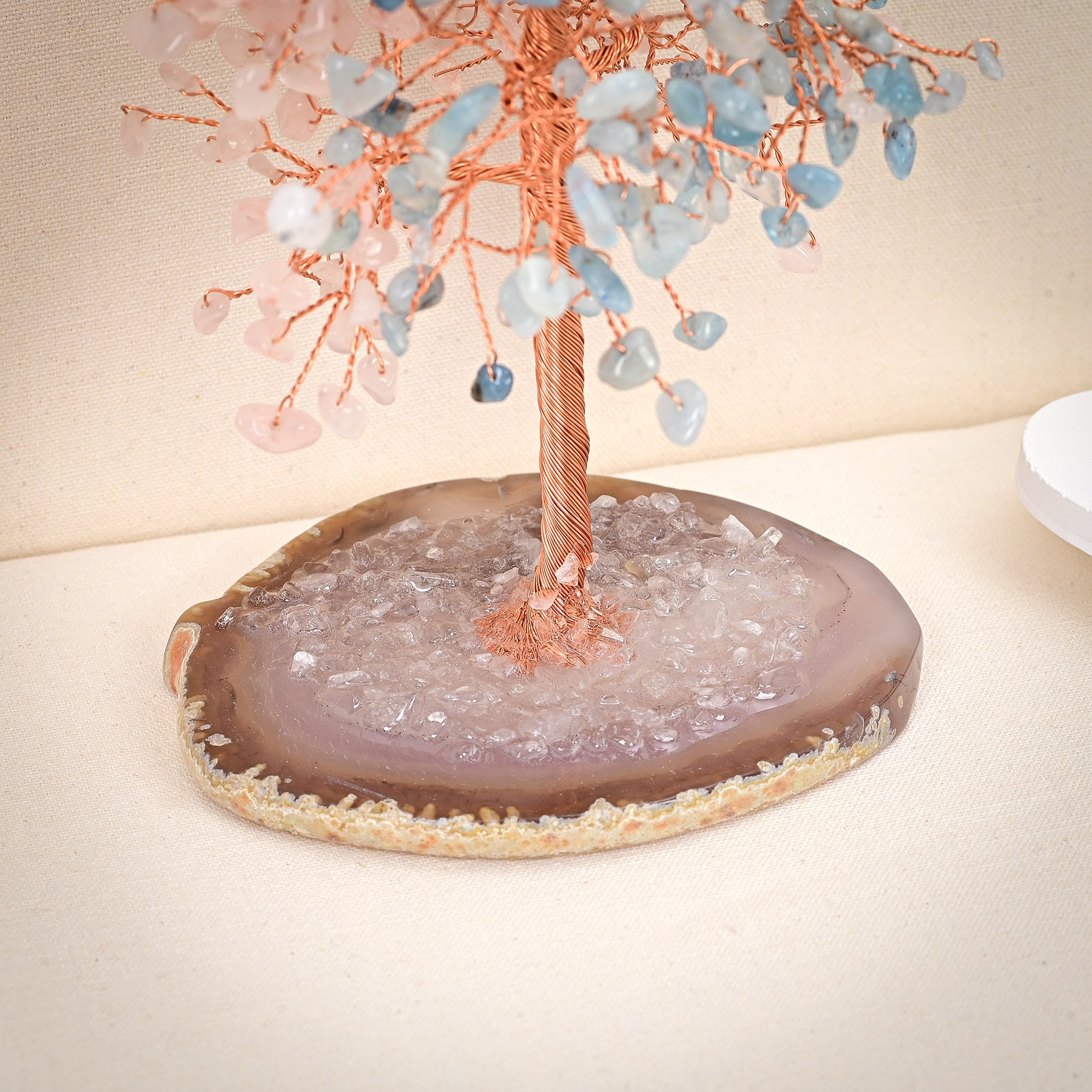 Rosy Aquamarine Tree of Life