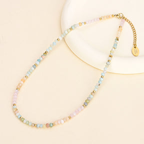 Pastel Harmony Beaded Necklace