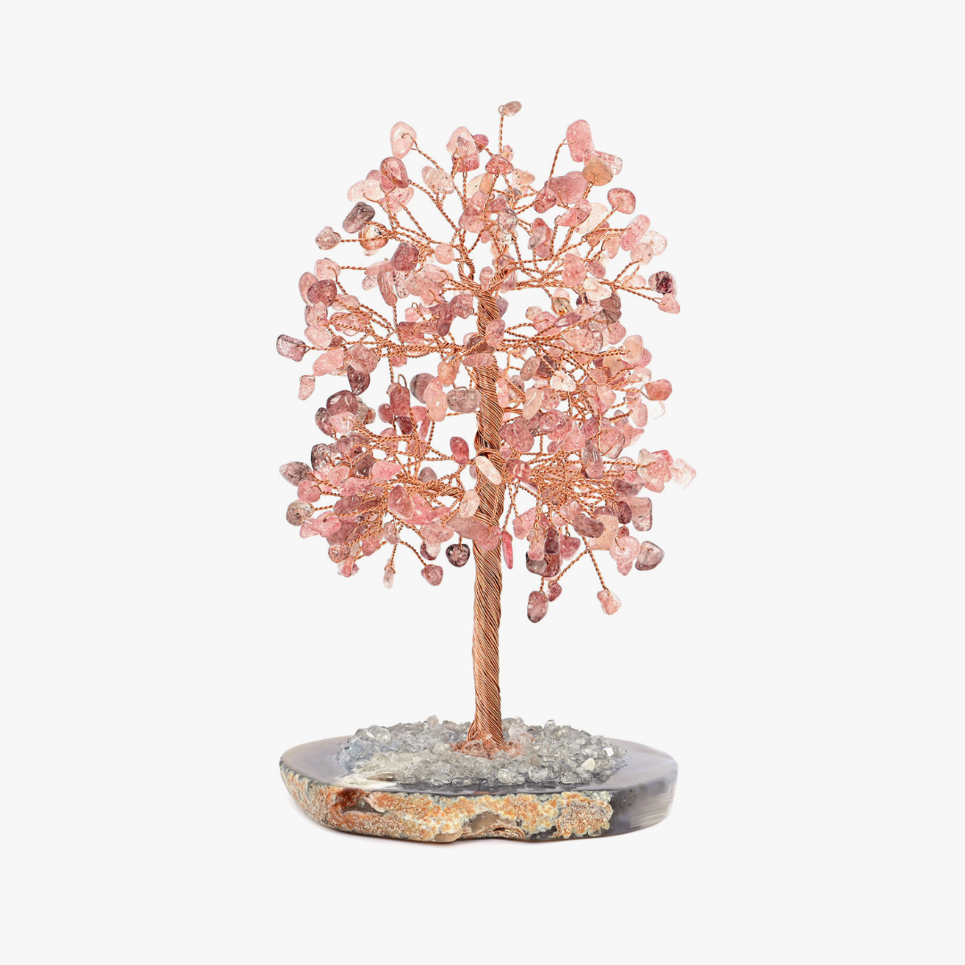 Strawberry Quartz Tree of Life