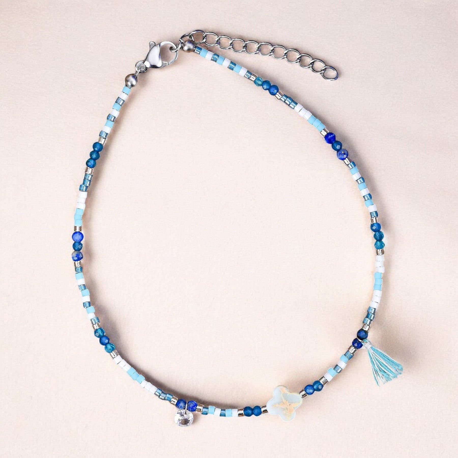 Ocean Breeze Lapis Anklet