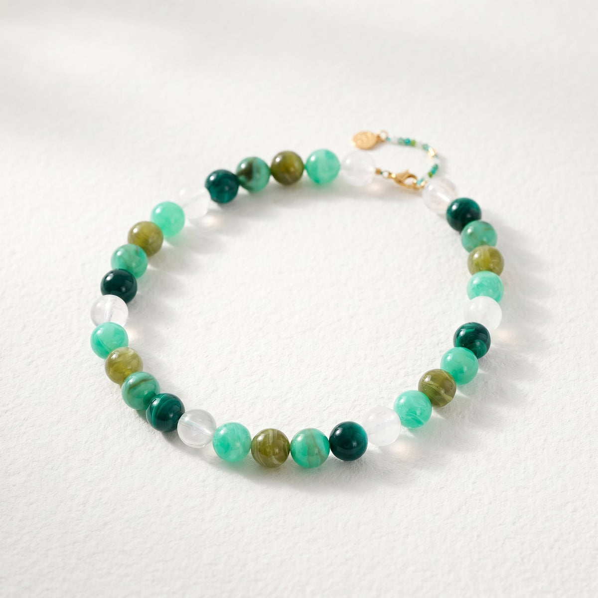 Chunky Coastal Beaded Necklace