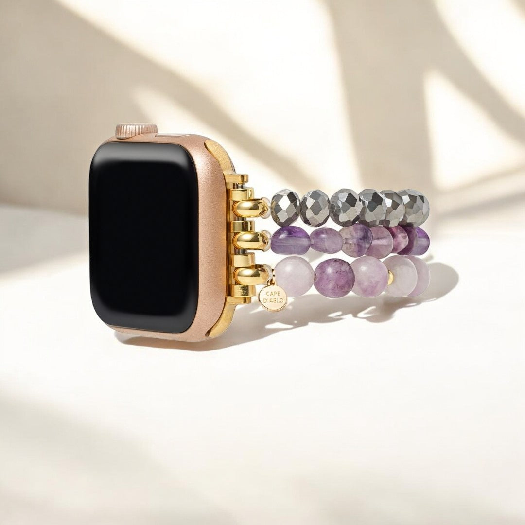 Lepidolite Glow Apple Watch Strap