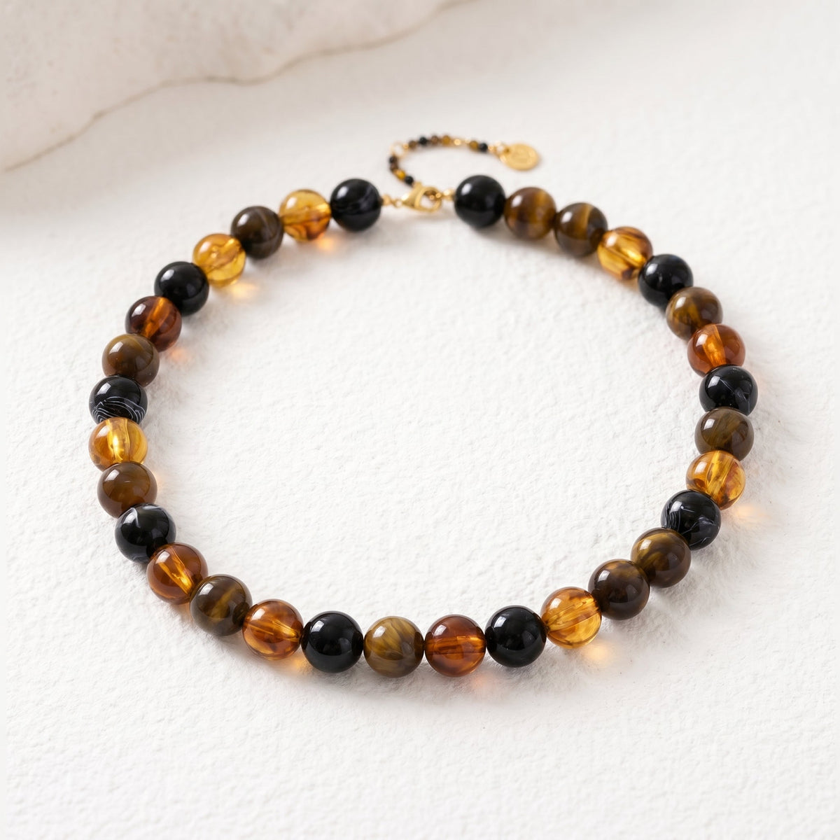 Chunky Coastal Beaded Necklace