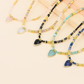 Moonstone Love Charm Necklace