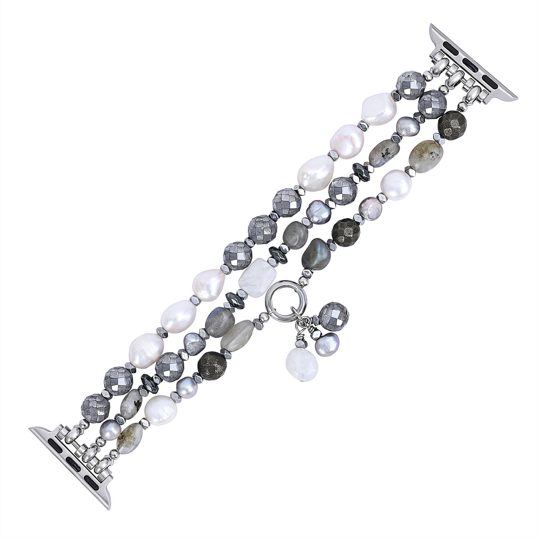 Lunar Luxe Pearl Stretch Apple Watch Strap