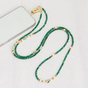 Green Agate Harmony Phone Chain