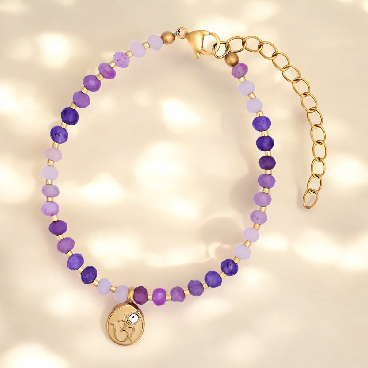 Lavender Bliss Jade Bracelet