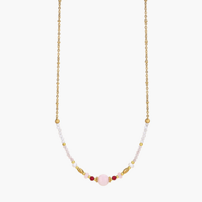 Moonlit Rose Quartz Necklace