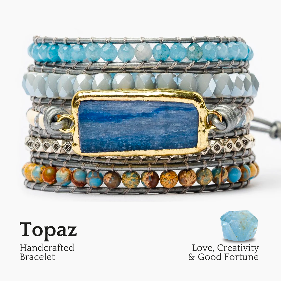 Healing Topaz Wrap Bracelet