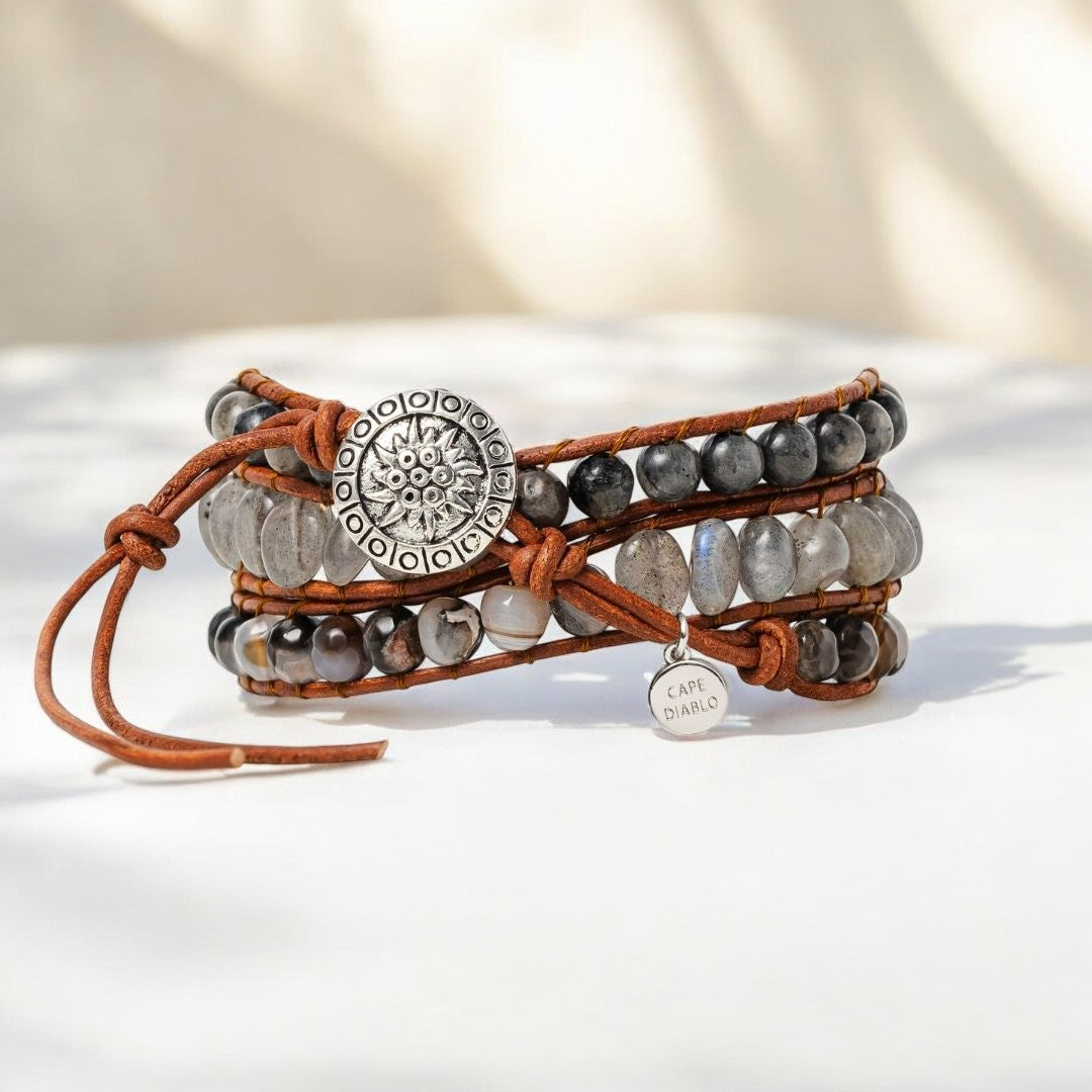 Labradorite Artisan Wrap Bracelet