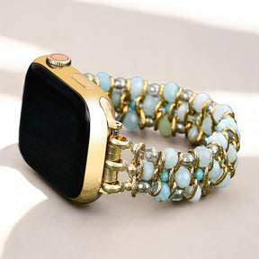Amazonite Dream Braided Apple Watch Strap