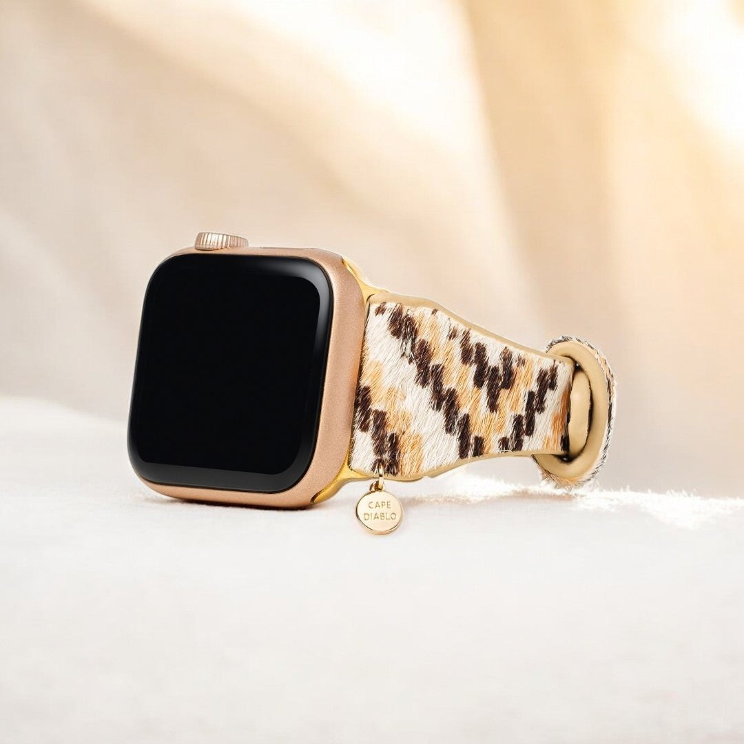 Ebony Escalade Leather Apple Watch Strap