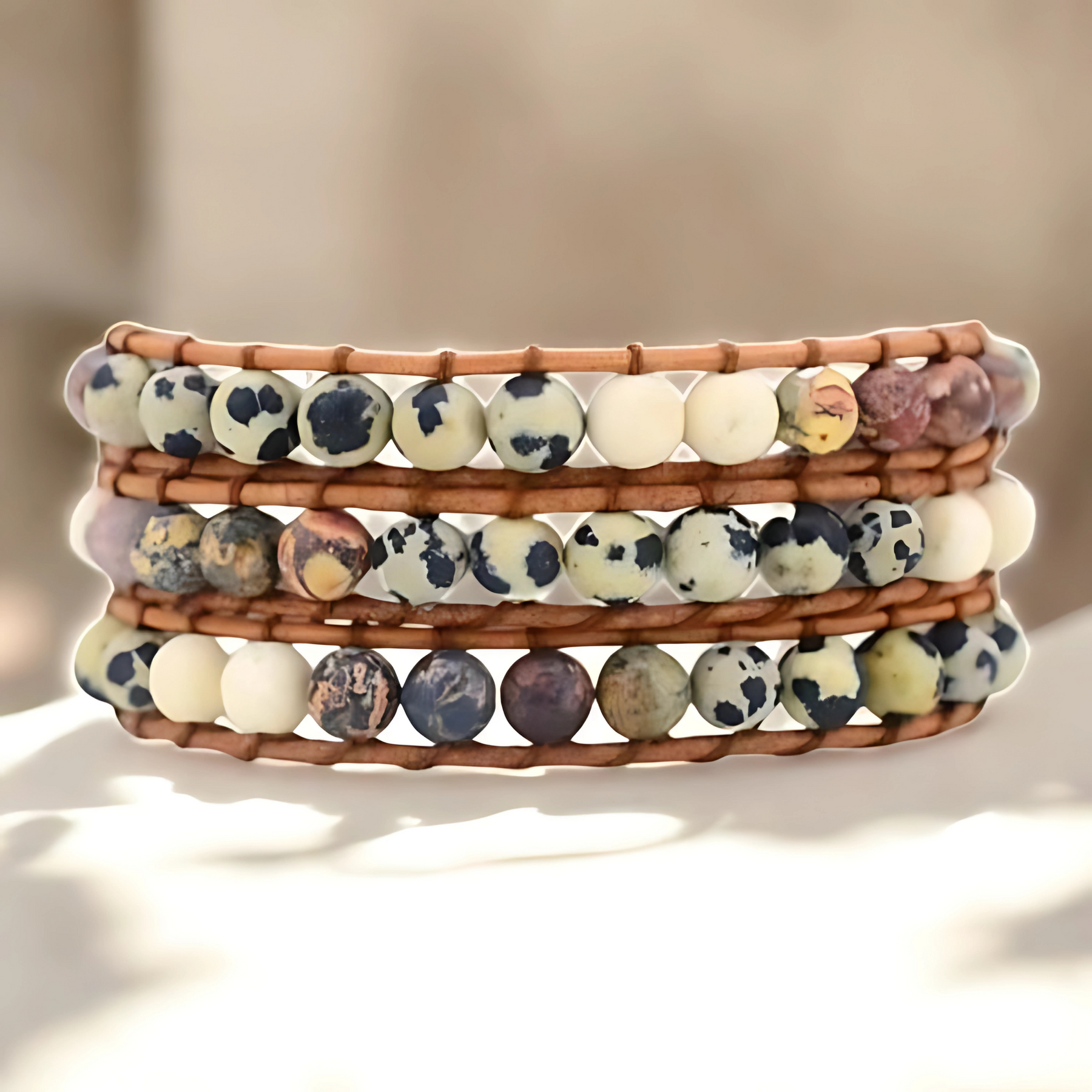 Natural Harmony Wrap Bracelet