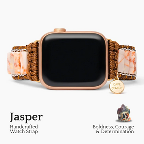 Delicate Imperial Jasper Apple Watch Strap