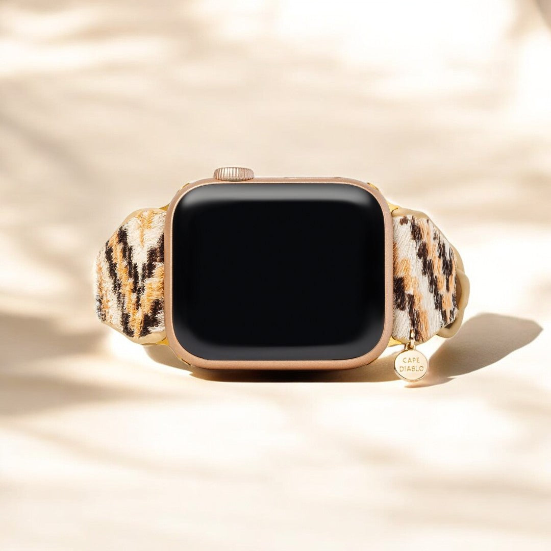 Ebony Escalade Leather Apple Watch Strap