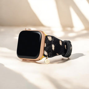 Monochrome Safari Leather Apple Watch Strap