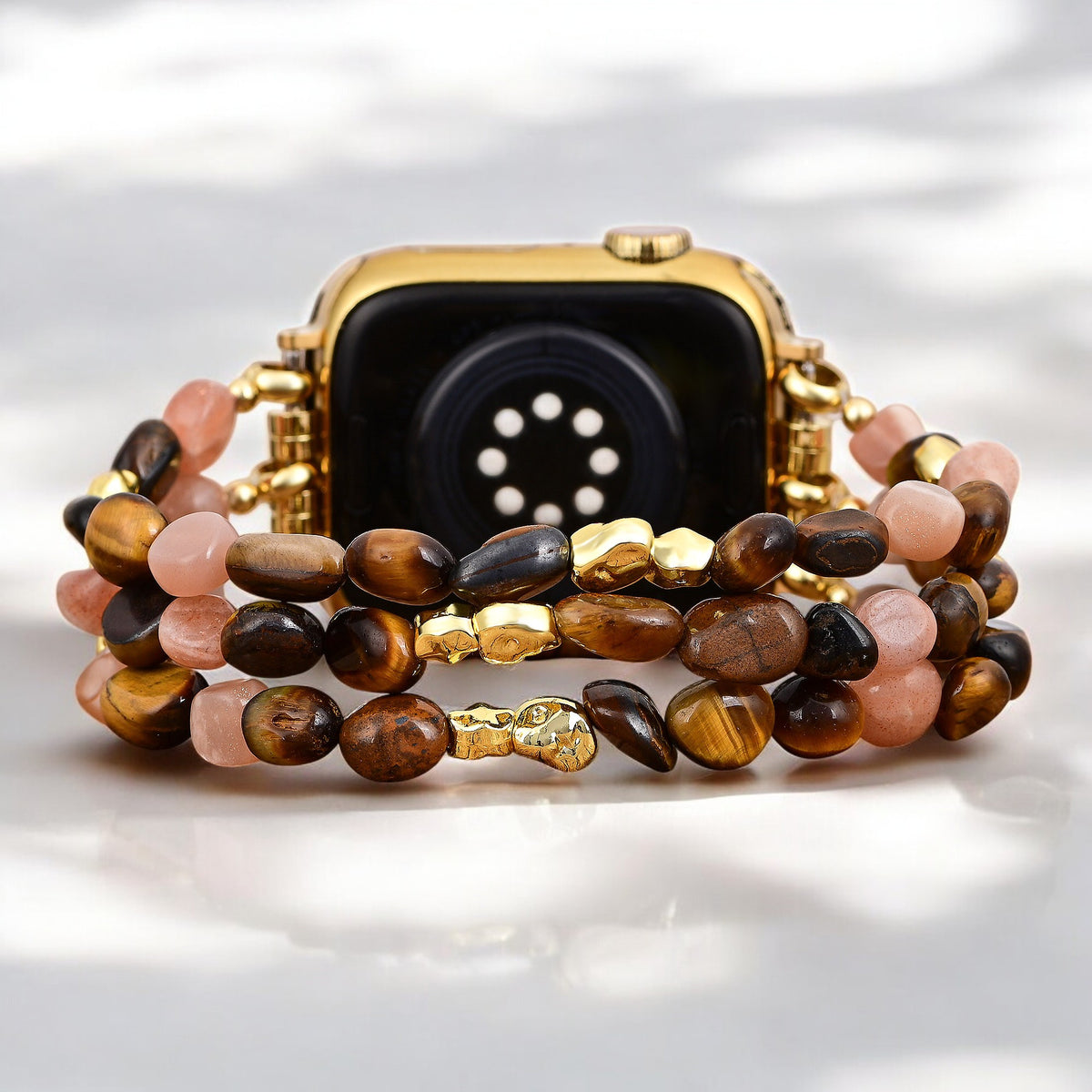 Golden Glowcore Stretch Apple Watch Strap