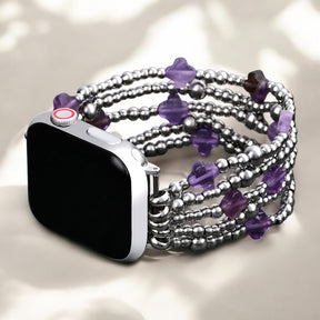 Celestial Charm Cross Stretch Apple Watch Strap