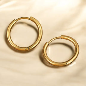 Gleam Gold Hoop Earrings