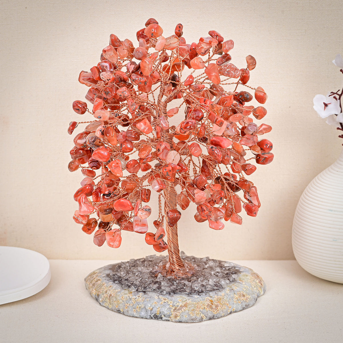 Red Agate Tree of Life