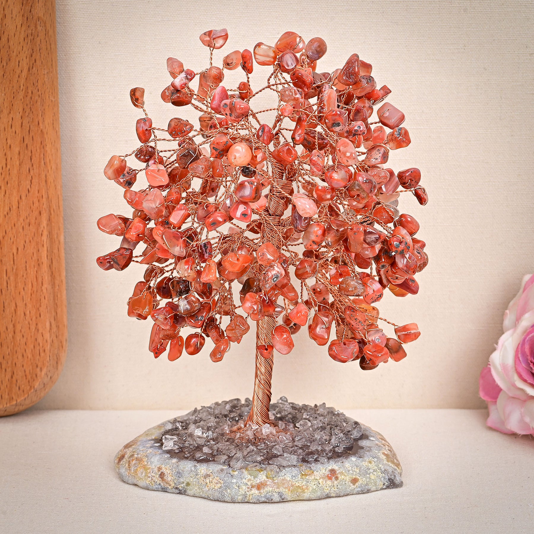 Red Agate Tree of Life