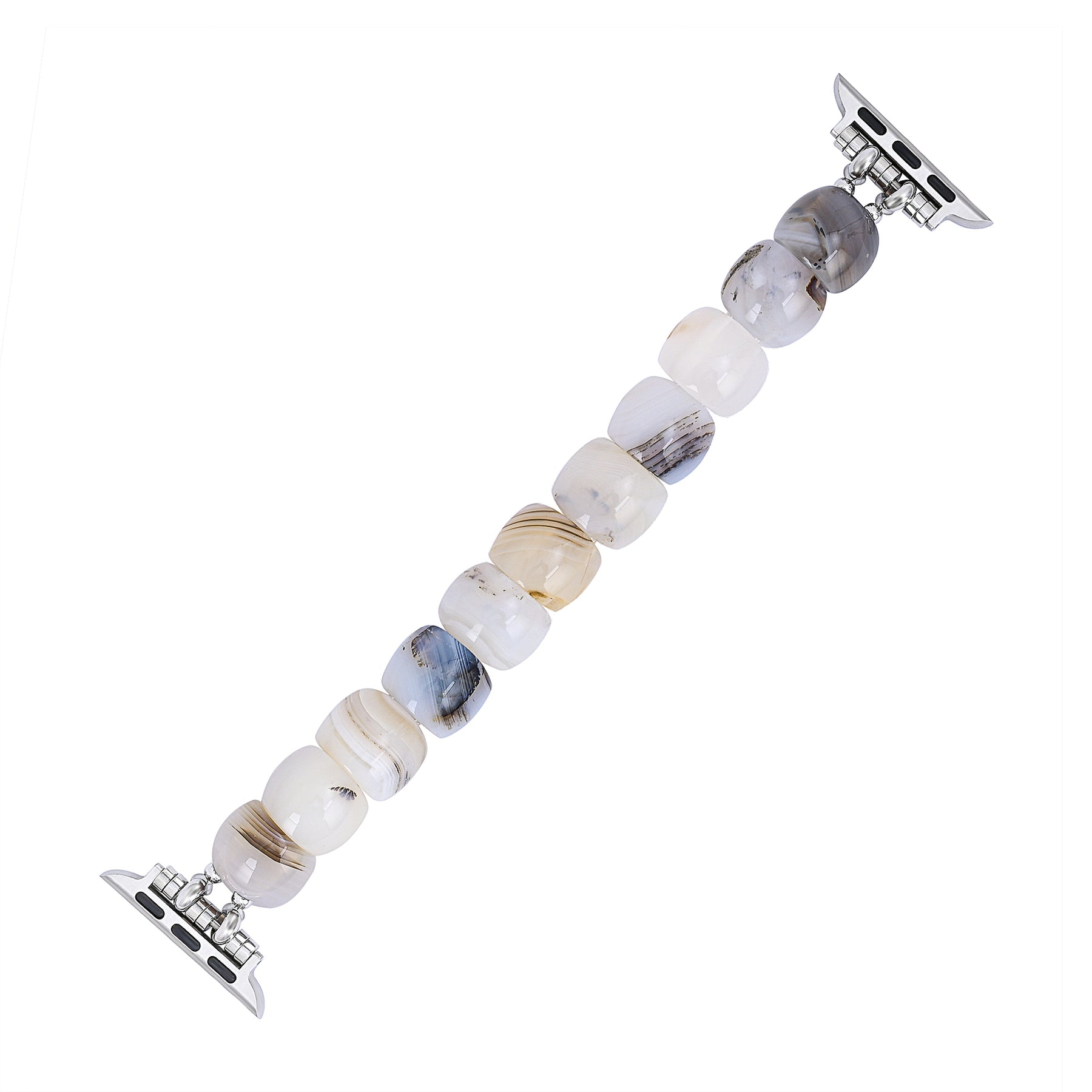 Ivory Aura Stretch Apple Watch Strap