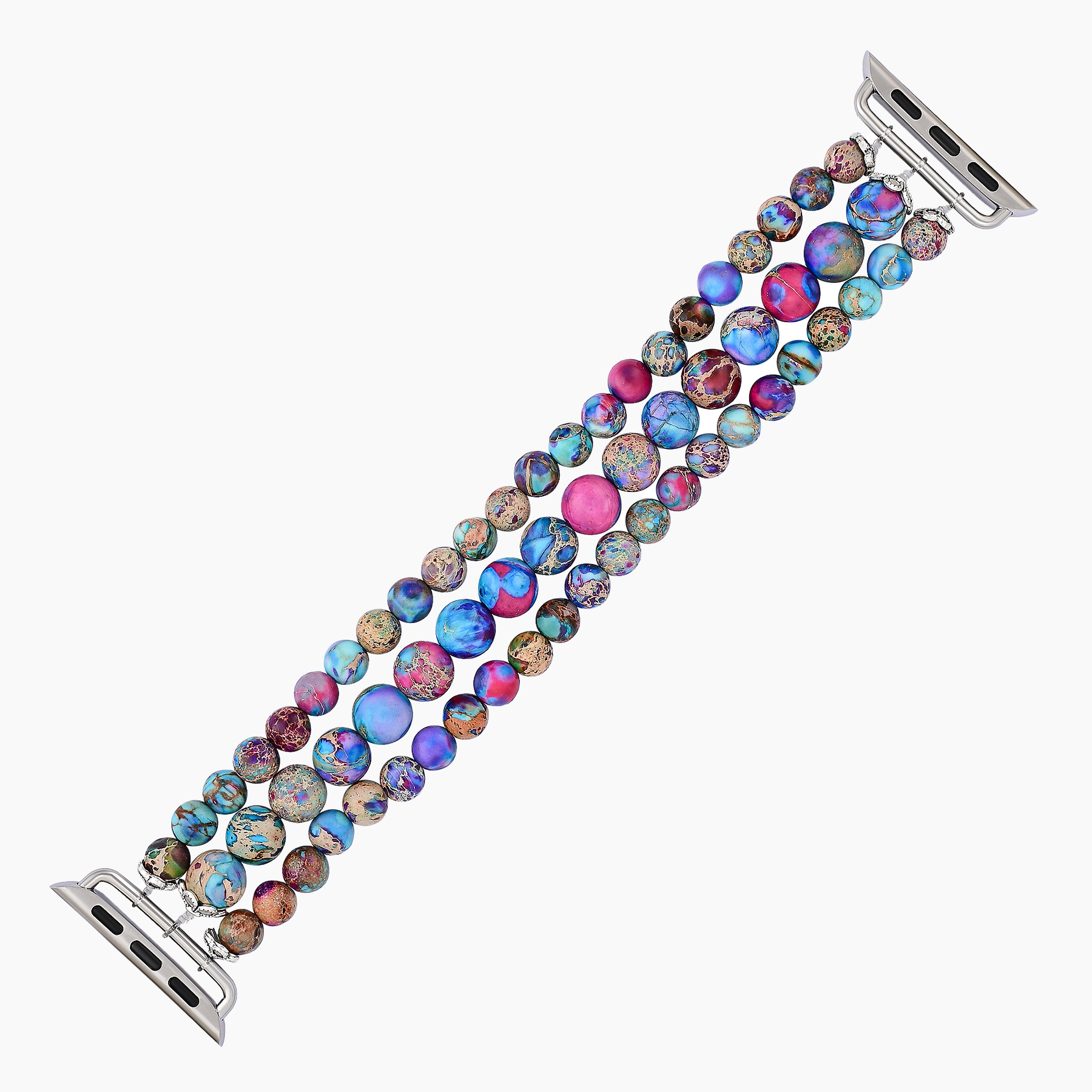 Wisteria Wonder Jasper Stretch Watch Strap