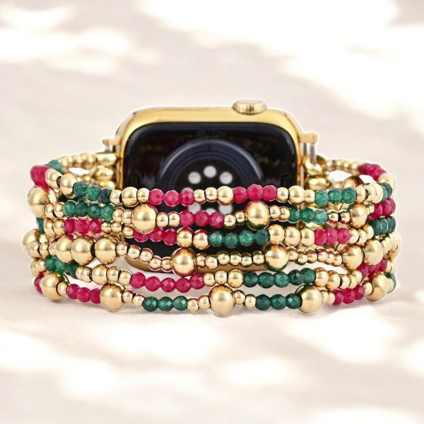 Christmas Glow Stretch Apple Watch Strap