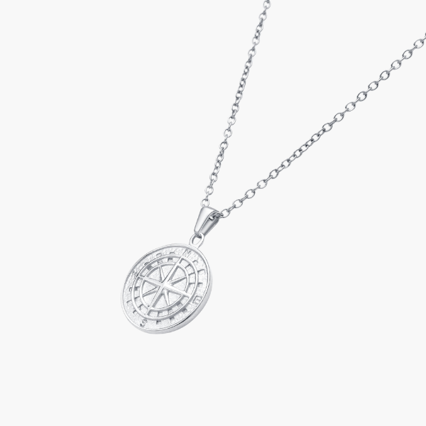 Compass Pendant (Silver)