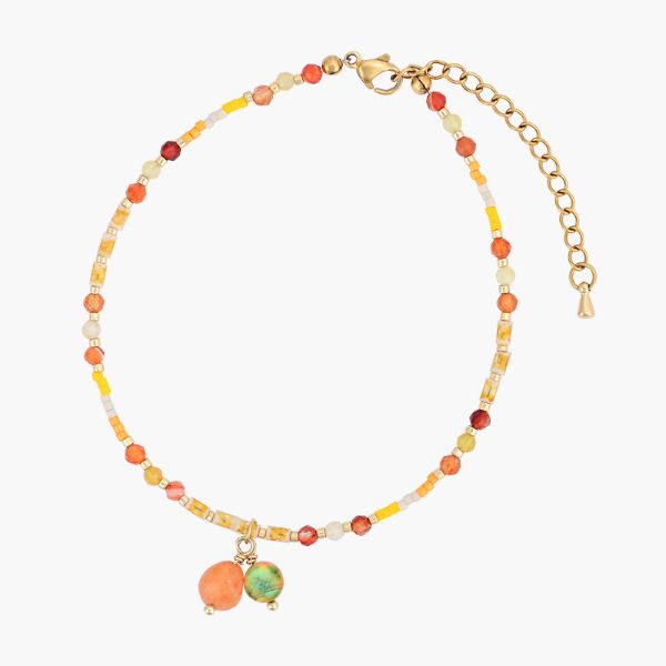 Sunfire Glow Agate Anklet