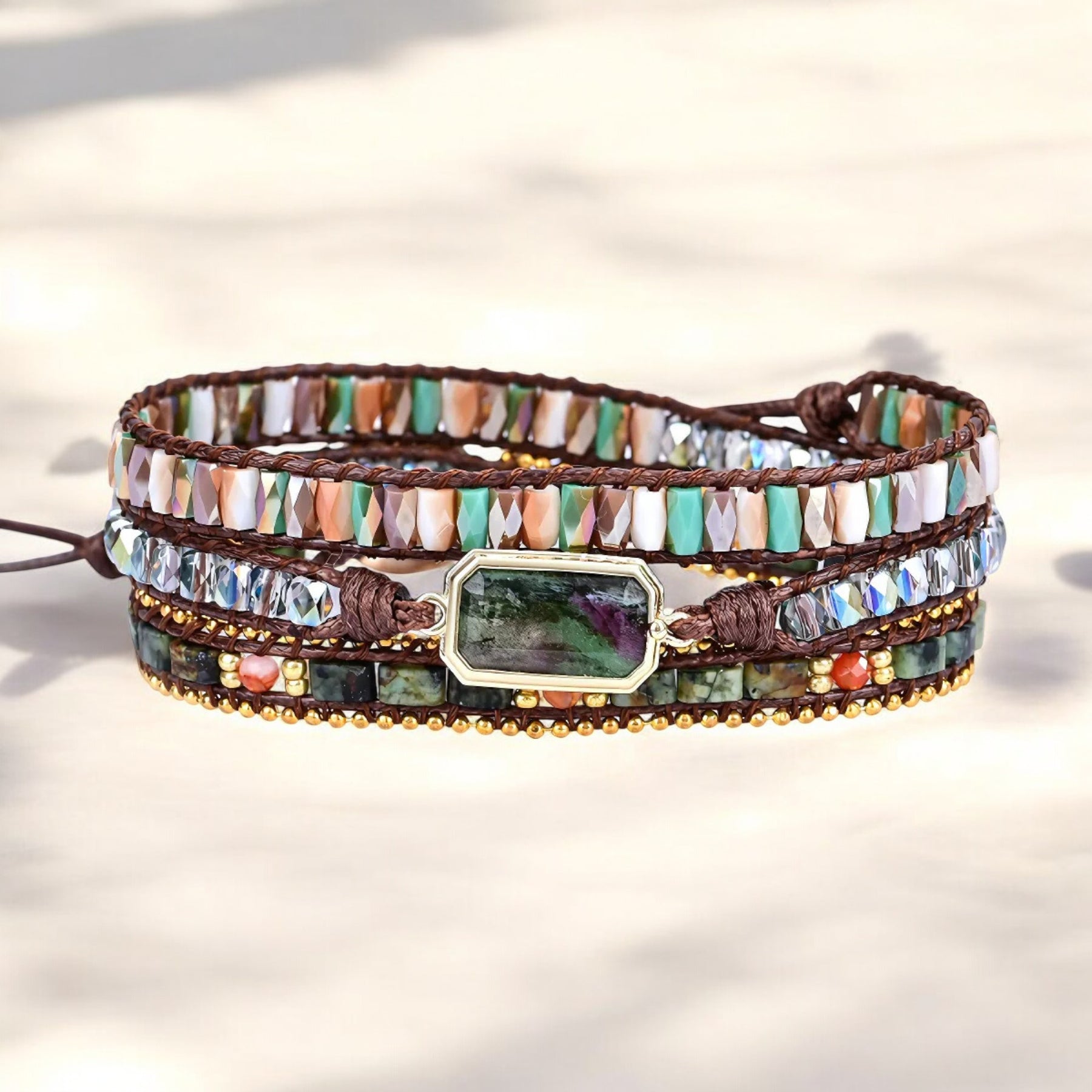 Mystic Earth Wrap Bracelet