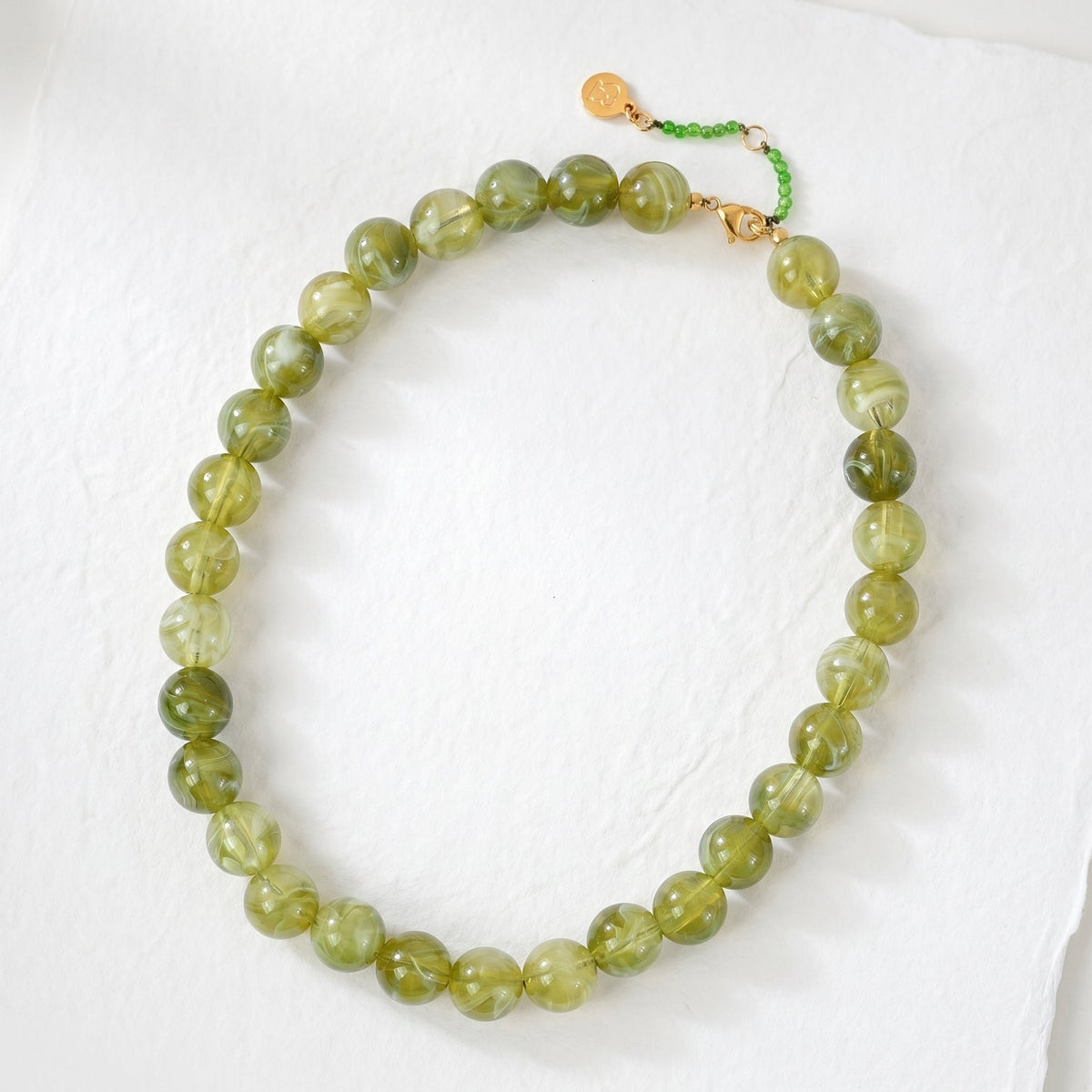 Chunky Coastal Beaded Necklace