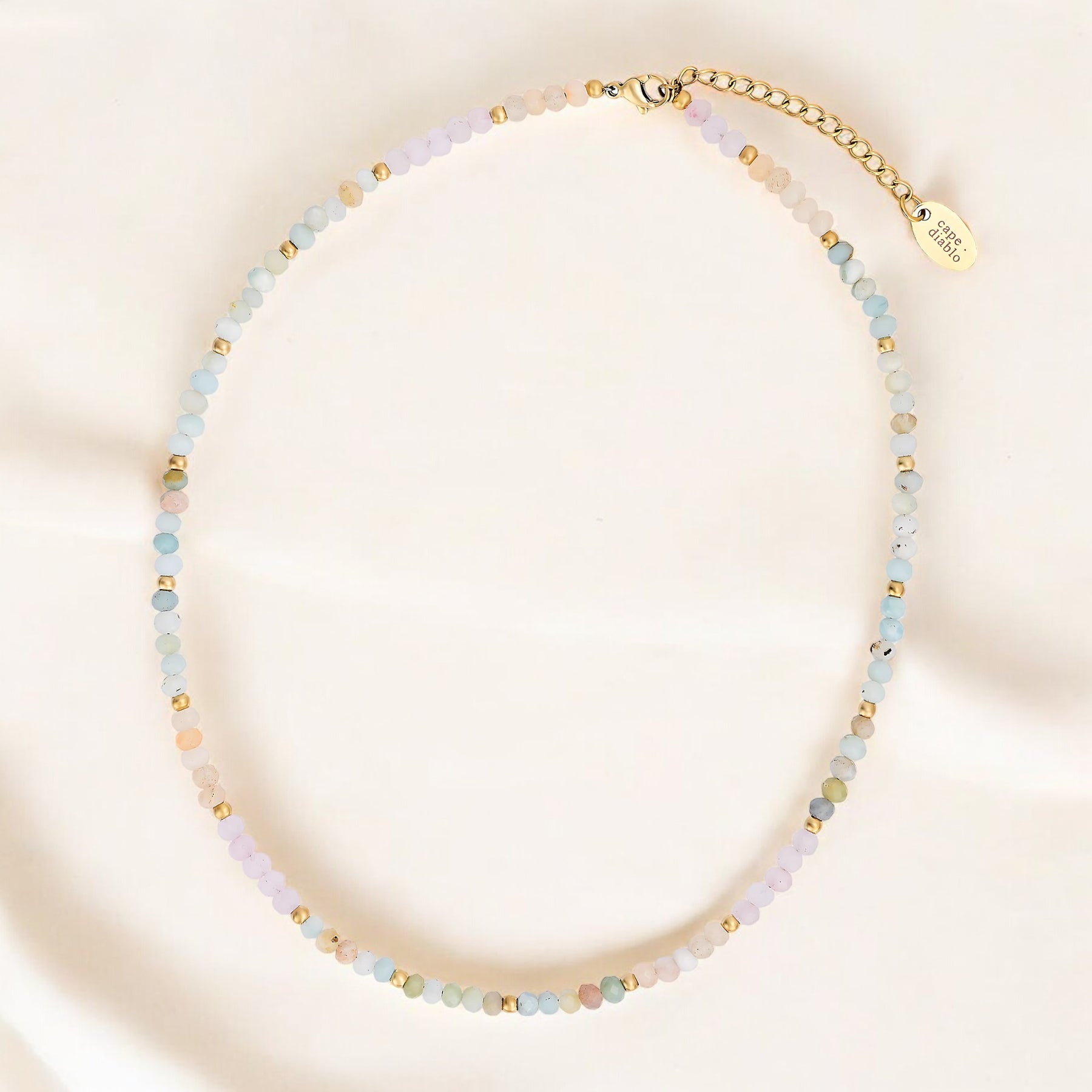 Pastel Harmony Beaded Necklace