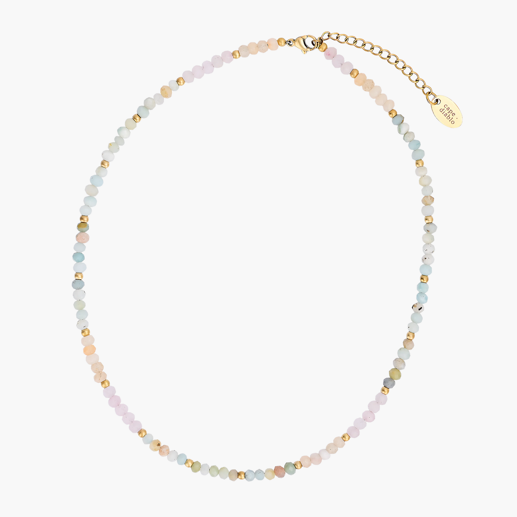 Pastel Harmony Beaded Necklace