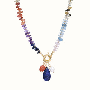 Celestial Lapis Gemstone Necklace