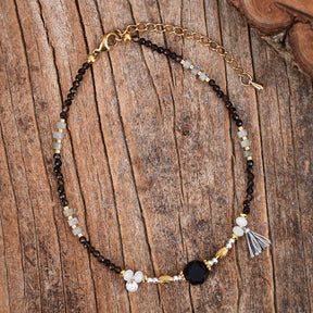 Moonstone Eclipse Anklet