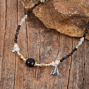 Moonstone Eclipse Anklet