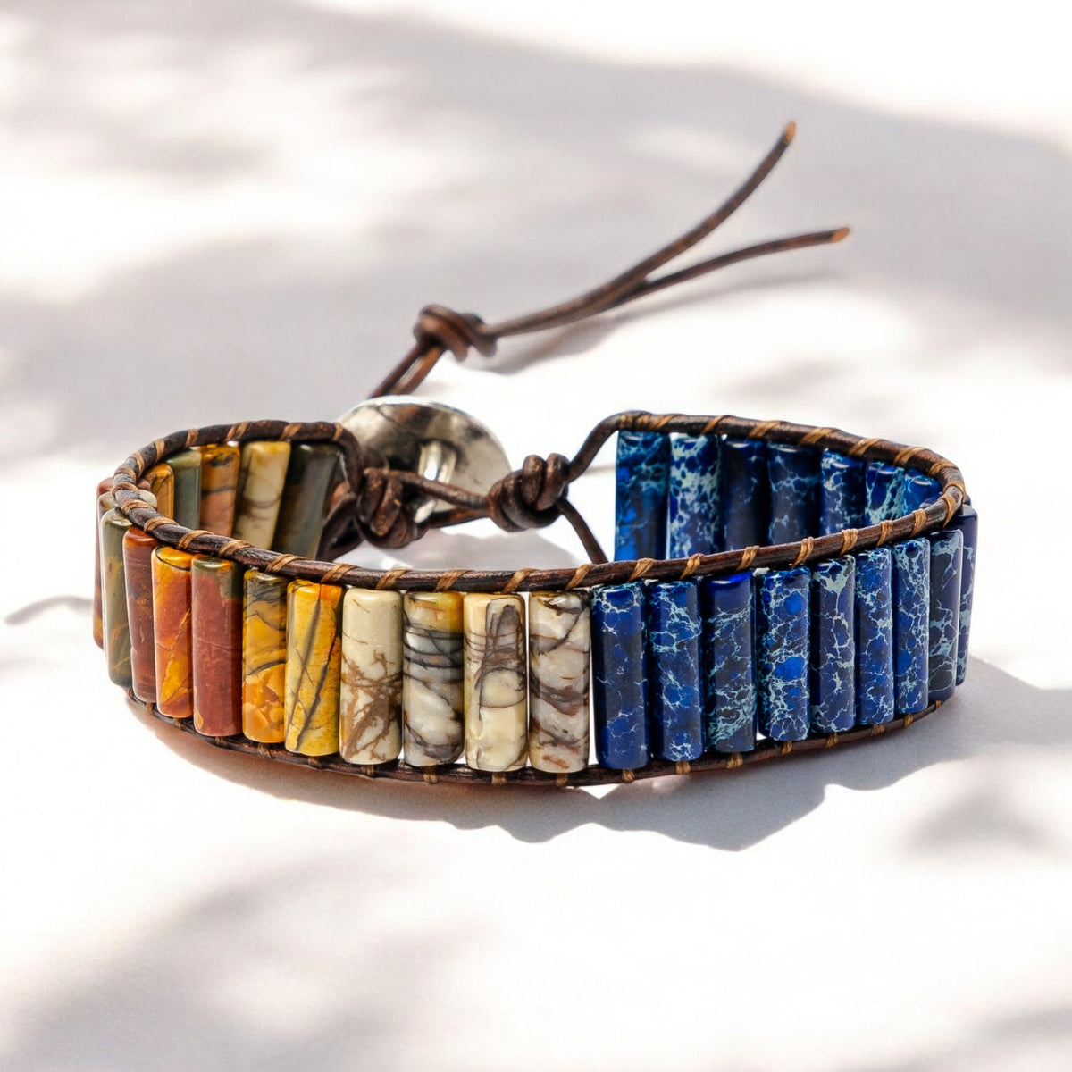 Men's Warrior Jasper Bracelet